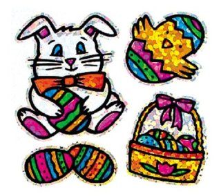 Jillson Roberts Prismatic Stickers, Mini Easter Assortment with Outline, Bulk Continuous Roll (BS7505)  Academic Awards And Incentives Supplies 