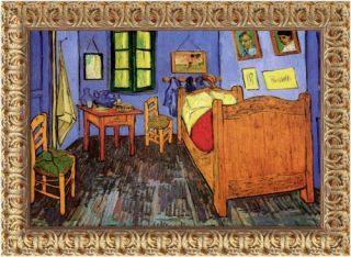 Bedroom at Arles, 1889 Canvas Wall Art by Vincent van Gogh   24W x 20H in.   Framed Wall Art