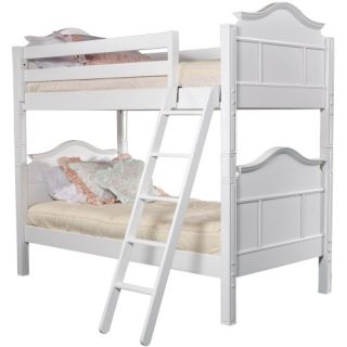 Emma Twin over Twin Bunk Bed   White   Bunk Beds