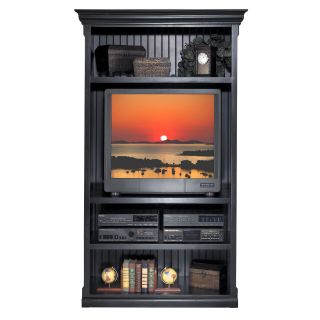 kathy ireland Home by Martin Southampton Deluxe Wood Bookcase   Black   Bookcases