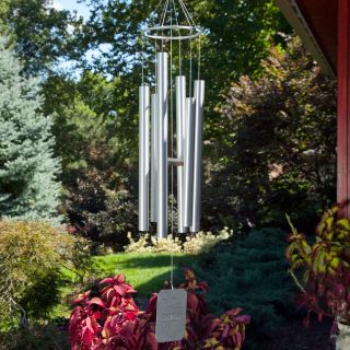 Grace Note Chimes Earthsong 42 in. Wind Chime with Optional Personalization   Wind Chimes