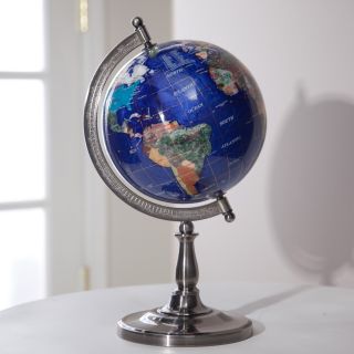 Belham Living Hamilton Lapis 9 inch Diam. Tabletop Globe with Single Stand   Globes