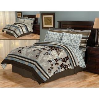 Casual Living by Jessica Sanders Linea 8 Piece Reversible Turnstyle Bed in a Bag   Bedding Sets