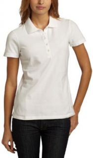 IZOD Women's Solid Polo Shirt, Melon Pop, Small Izod Shirts For Women