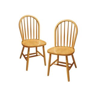 Winsome Windsor Dining Chairs   Set of 2   Dining Chairs