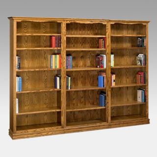 A & E Americana Wall System Wood Bookcase   Bookcases