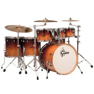 Gretsch CMT E826P Catalina Maple Six Piece Euro Drum Kit   Dark Cherry Burst Musical Instruments