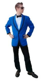 Blue Costume Tuxedo Jacket K Pop Star Clothing