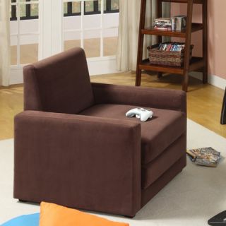Dorel Single Sleeper Chair   Brown   Futons