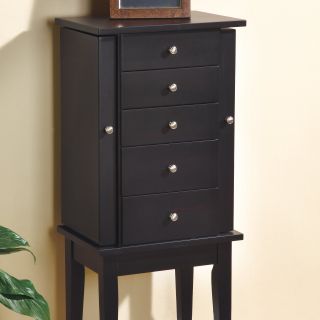 Stevie Jewelry Armoire   Cappuccino   Jewelry Armoires