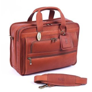 ClaireChase Personalized Guardian Computer Briefcase   Saddle   Briefcases & Attaches