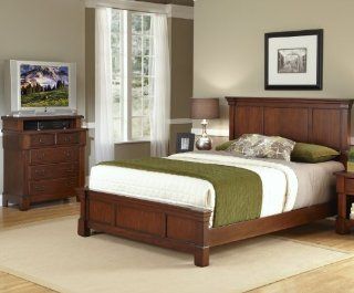 Home Styles The Aspen Collection Queen/Full Headboard and Media Chest   Full Bed