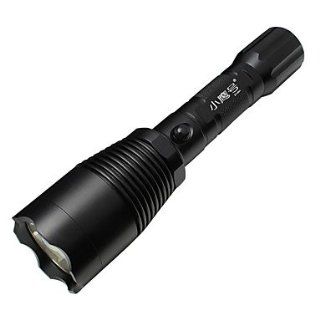 Zy 804 3 Mode Cree XR E Q5 LED Flashlight with 1600mAh Batery (160LM, 1x18650, Black)   Basic Handheld Flashlights  