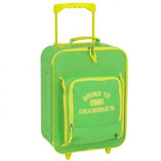 Mercury Going to Grandma's Wheeled Upright Childrens Luggage, Small, Green Clothing