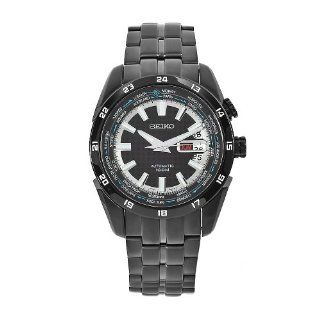 Seiko Men's SRP039 Superior Stainless Steel Black Dial Watch Seiko Watches