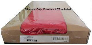 Ikea Kivik 3 seat sofa cover slipcover Ingebo Red 3 seater   Kivik Sofa Bed Slip Cover