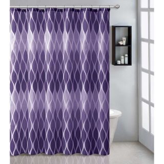 Victoria Classics Jansen Printed Shower Curtain with Hooks   13 pc. Set   Shower Curtains
