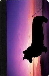 Rikki KnightTM Cardigan Welsh Corgi Dog At Sunset Design Kindle HD FireTM Notebook Case Black Faux Leather Computers & Accessories