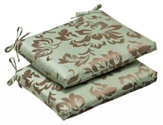 Sunbrella Outdoor Seat Cushion   Squared   15.5 x 16 x 3 in.   Set of 2   Outdoor Cushions