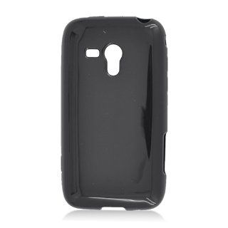 Black Flex Cover Case for Samsung Galaxy Rush SPH M830 Cell Phones & Accessories