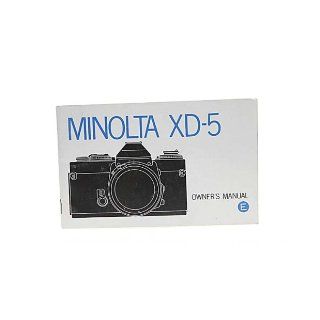 Minolta Xd 5 35mm Film Camera Minolta Camera Company Books