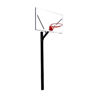 First Team Sport Select Fixed Height Inground Basketball System   60 Inch Acrylic Backboard   In Ground Hoops