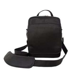 Piel Leather Travelers Carry All Bag   Black   Luggage
