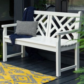POLYWOOD® Chippendale Recycled Plastic 48 in. Bench   Commercial Patio Furniture