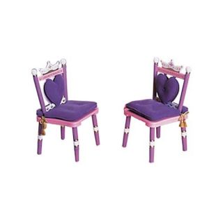 Levels of Discovery Royal Princess Chairs   Set of 2   Kids Traditional Chairs