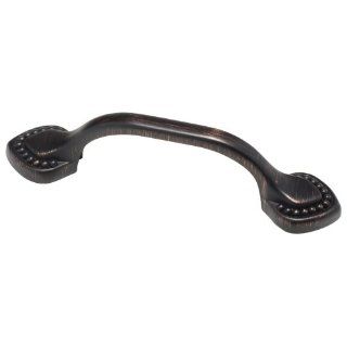 Liberty PBF809L VBR U 3 Inch Double Beaded Cabinet Hardware Handle Pull, 2 Pack   Cabinet And Furniture Pulls  
