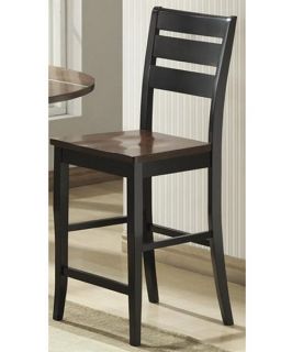 Ridgewood Counter Height Chair   Black   Set of 2   Dining Chairs