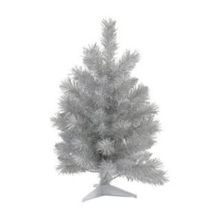 Silver White Pine Table Top Christmas Tree   Christmas Trees