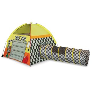 Pacific Play Tents Pit Stop Garage and 6 ft. Tunnel Combo   Indoor Playhouses