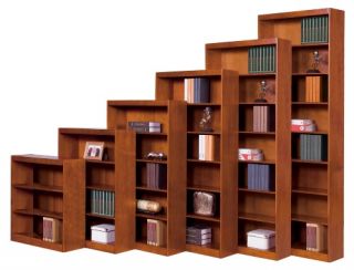 Remmington Heavy Duty Bookcase with Reinforced Shelves   Oak   Bookcases