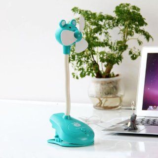 Green Quiet Soft Blades Clip On Usb Rechargeable Small Cooling Fan Stroller Fan Computers & Accessories