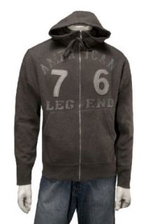 LabelShopper Men's 76 Graphic Patch American Legend Zip Up Hoodie at  Mens Clothing store