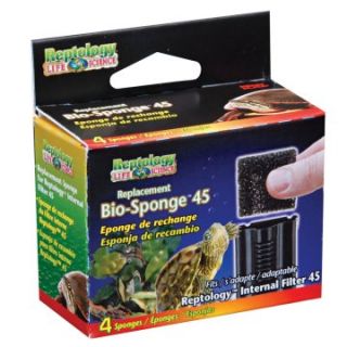 Penn Plax Reptology 3.25 in. Internal Filter Replacement Bio sponge   Reptile Supplies