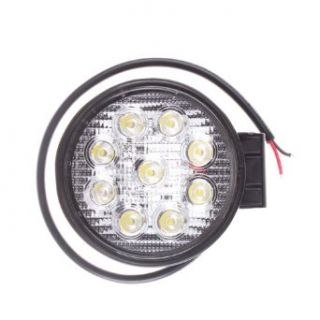 Enjoydeal 27w 2100 Lm Round LED Spotlight Off Road Light Slim LED Work Lamp for Car Truck Spotlight   Portable Work Lights  