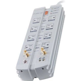 Belkin PureAV F9A833fc08 8 Outlet Isolator Home Theater Surge Protector (Gray/Silver) (Discontinued by Manufacturer) Electronics