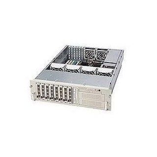 SUPERMICRO SC833S 550 e.ATX 3U RM Chassis 550W EPS12V 8 SCA(1 Channel) FDD System Cabinet   Black Electronics
