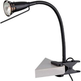 Lite Source Seeker Gooseneck Halogen Desk Lamp   Desk Lamps