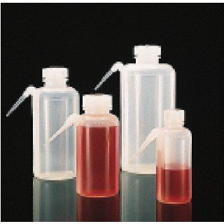 Nalge/Nunc 2402 0250 LDPE Wide Mouth Unitary Wash Bottle [pack of 4] Science Lab Wash Bottles