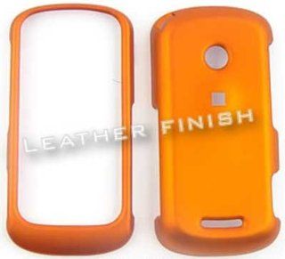 Motorola Crush W835 Honey Burn Orange, Leather Finish Hard Case/Cover/Faceplate/Snap On/Housing/Protector Cell Phones & Accessories
