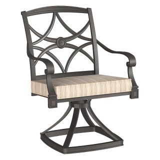Woodard Wiltshire Swivel Rocker Dining Chair   Outdoor Dining Chairs