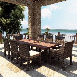 Forever Patio Bayside Patio Dining Set   Seats 8   Patio Dining Sets