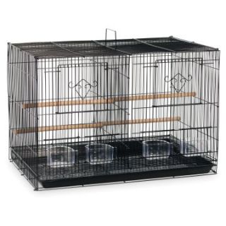 Prevue Pet Products Divided Flight Cage   Black   Bird Cages