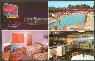 Bo Bet Motel Mount Ephraim NJ 4 vue postcard 1960s Entertainment Collectibles