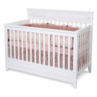 Child Craft Logan Lifetime 3 in 1 Convertible Crib   White   Cribs