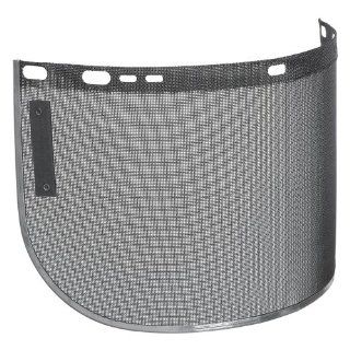 Jackson Safety F60 815 Mesh Steel Screen Aluminum Bound Wire Face Shield, 15 1/2" Length x 8" Width (Case of 12) Protective Face Shields