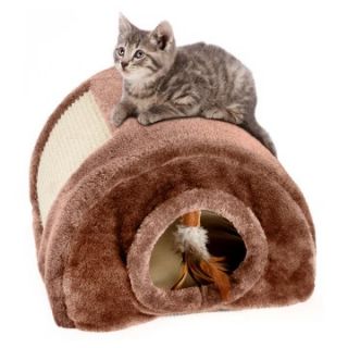 ABC Pet Cat Tunnel Sleeper with Scratch Pad   Cat Beds